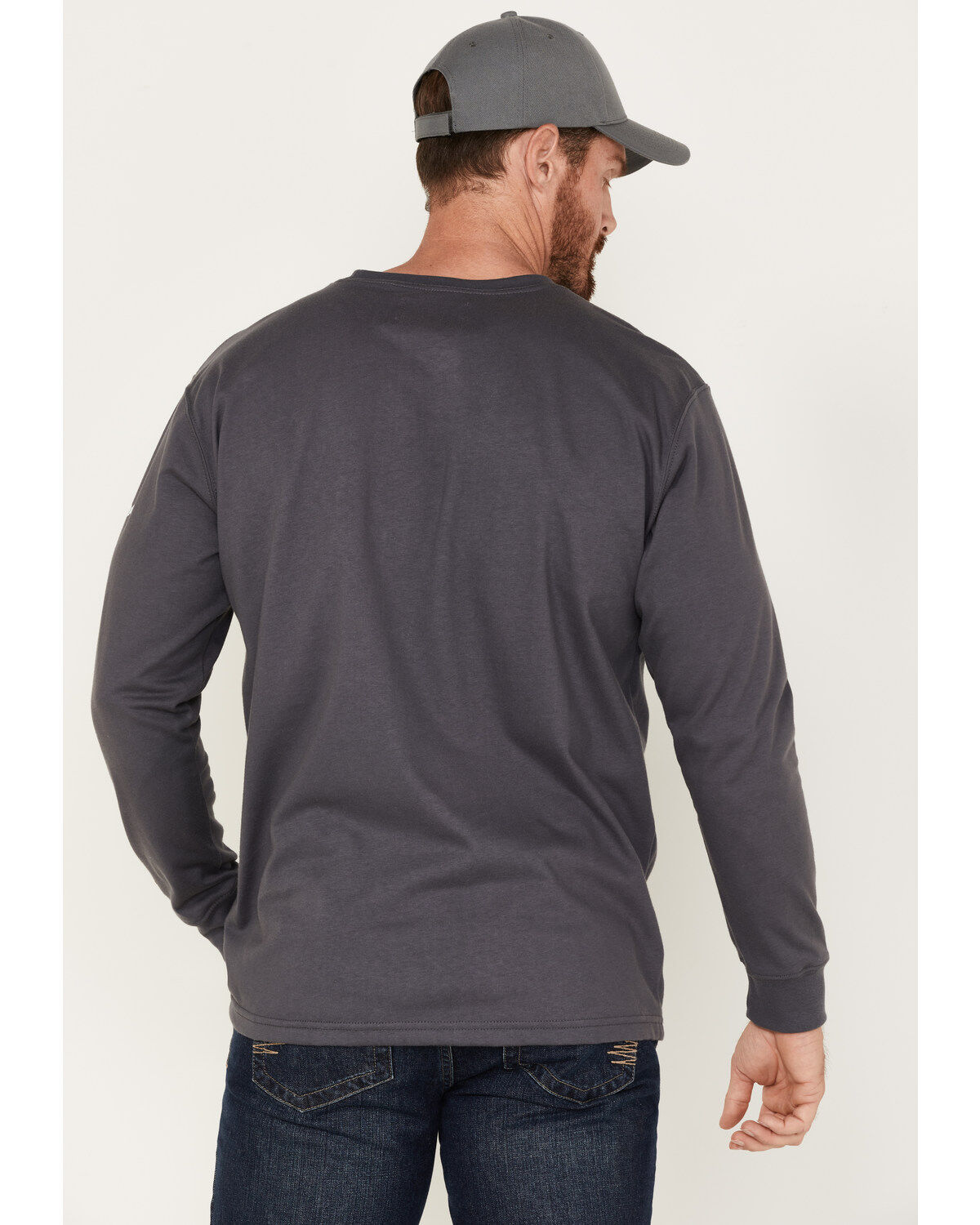Image #4 - Wrangler Men's FR Logo Graphic Long Sleeve T-Shirt, , hi-res
