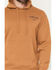 Image #4 - Ariat Men's Simple Buckle Southwestern Embroidered Hooded Sweatshirt, Rust Copper, hi-res