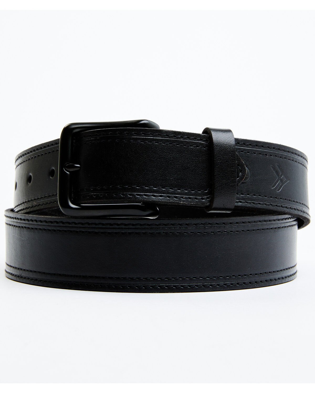 Image #1 - Hawx Men's Smooth Leather Belt, , hi-res