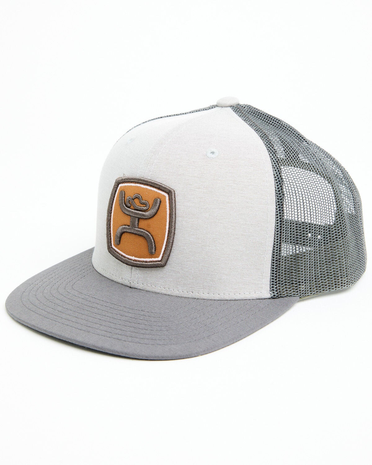 Hooey Men's Zenith Trucker Cap, Grey, hi-res