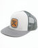Image #1 - Hooey Men's Zenith Trucker Cap, Grey, hi-res