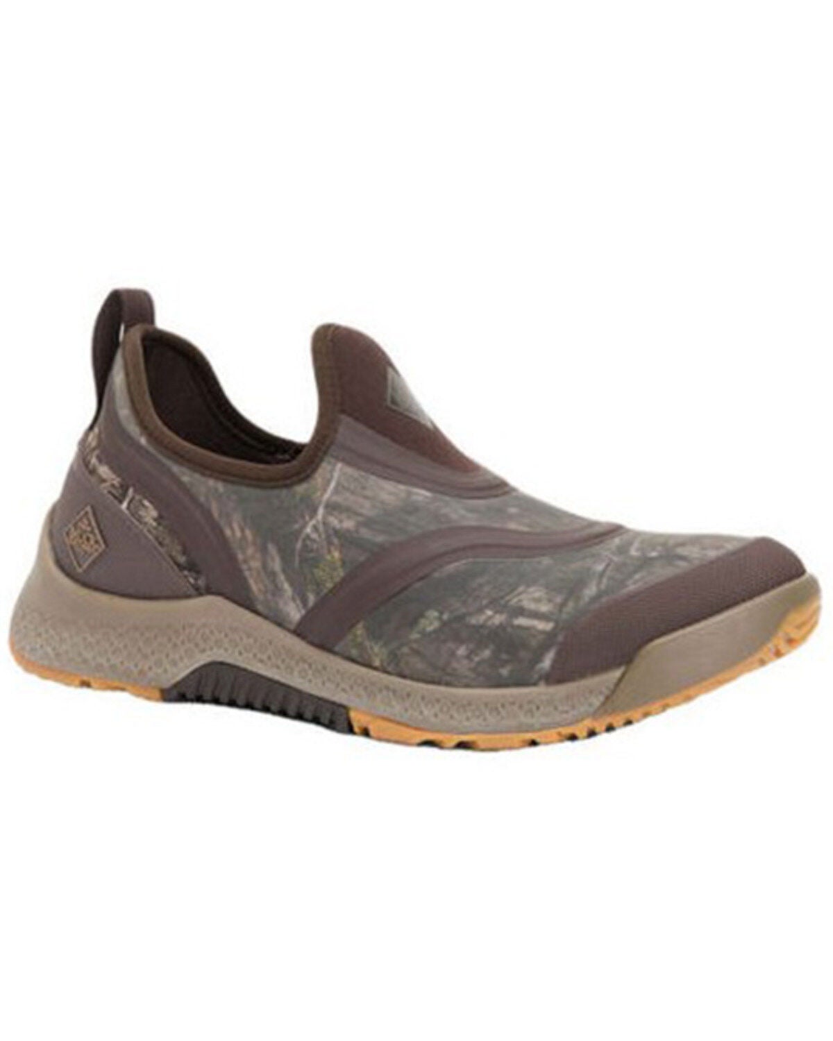 Muck Boots Men's Realtree Camo Outscape Low Slip-On Rubber Shoes, Camouflage, hi-res