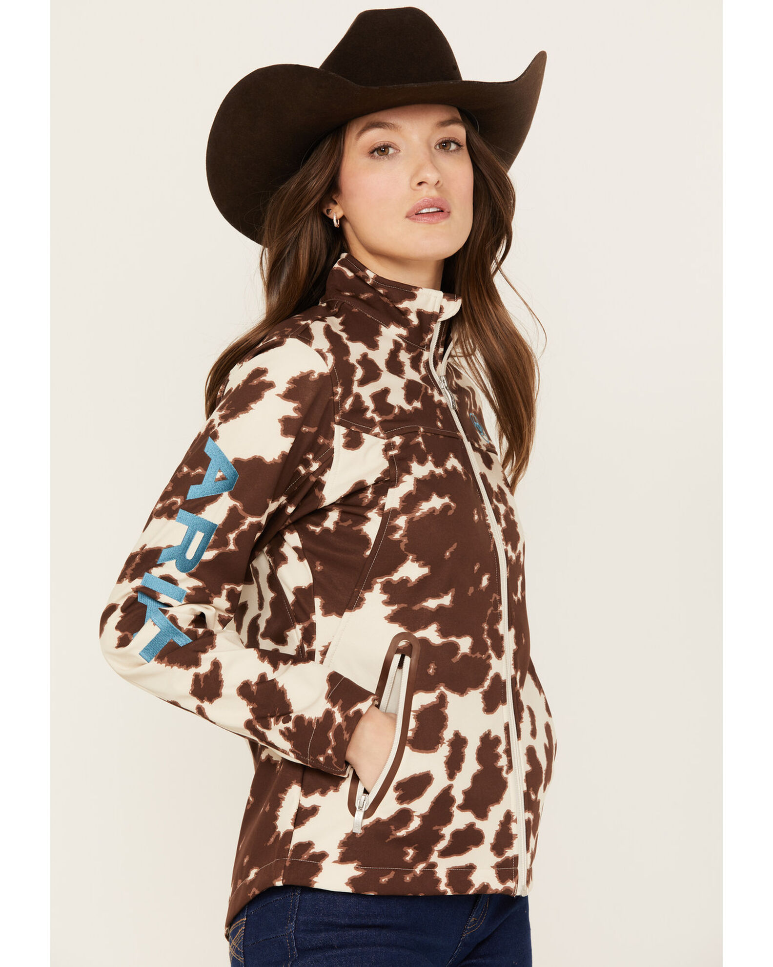 Ariat Women s Pony Print New Team Softshell Jacket Boot Barn