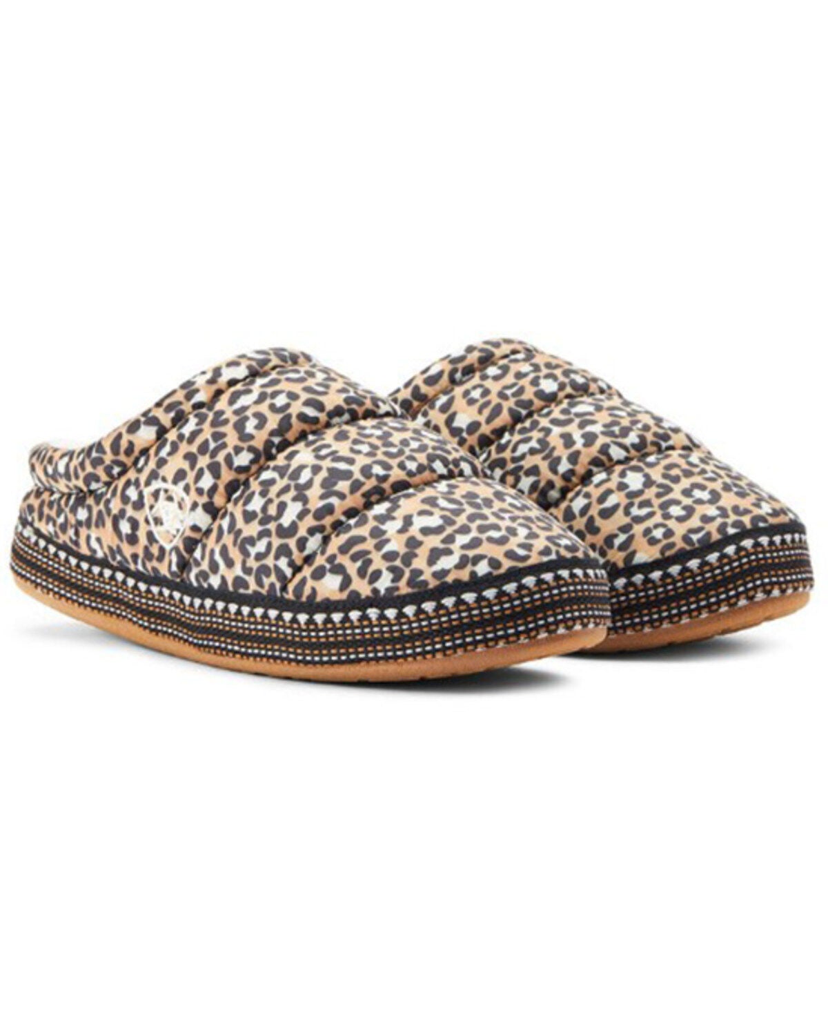 Ariat Women's Crius Clog Slippers, Leopard, hi-res