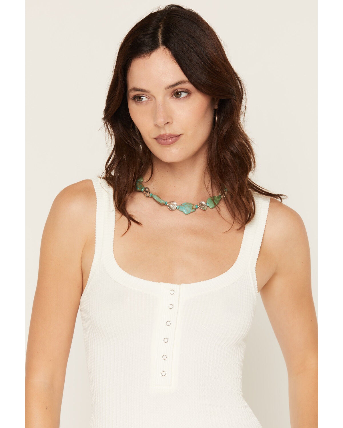 Paige Wallace Women's Stone Necklace, Turquoise, hi-res