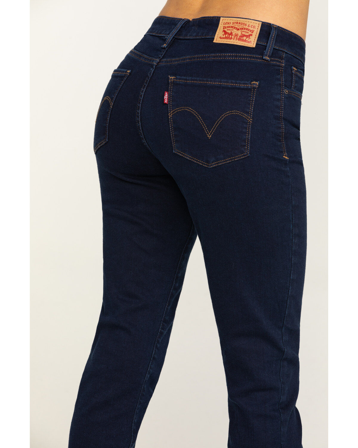Image #5 - Levi’s Women's Mid Rise Skinny Jeans, Blue, hi-res