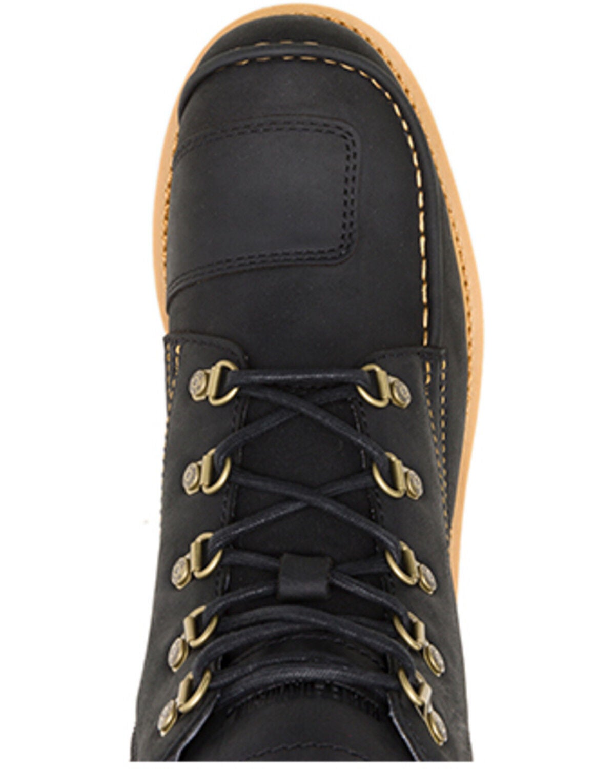 Image #6 - Harley Davidson Men's Hagerman Lace-Up Motorcycle Boots - Moc Toe, Black, hi-res