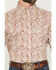 Image #3 - George Strait by Wrangler Men's Paisley Print Short Sleeve Button-Down Stretch Western Shirt - Tall, Tan, hi-res