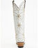 Boot Barn X Lane Women's Exclusive Sparks Fly Satin Pearl Western Bridal Boots - Snip Toe, White, hi-res