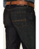 Image #4 - Cody James Men's Heeler Dark Wash Stretch Stackable Straight Leg Jeans, Blue, hi-res