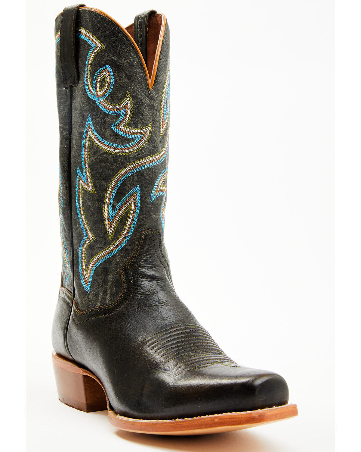 Image #1 - Dan Post Men's Freeman Western Boots - Square Toe, Brown, hi-res