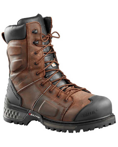 Baffin Men's Monster 8" (STP) Waterproof Work Boots - Composite Toe, Brown, hi-res