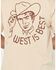 Image #4 - Ariat X Sendero Provisions Men's West Is Best Short Sleeve Graphic T-Shirt, Tan, hi-res