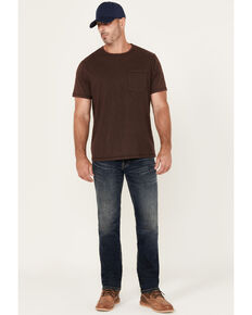 Brothers and Sons Men's Drifter Dark Wash Slim Straight Stretch Denim Jeans, Dark Wash, hi-res