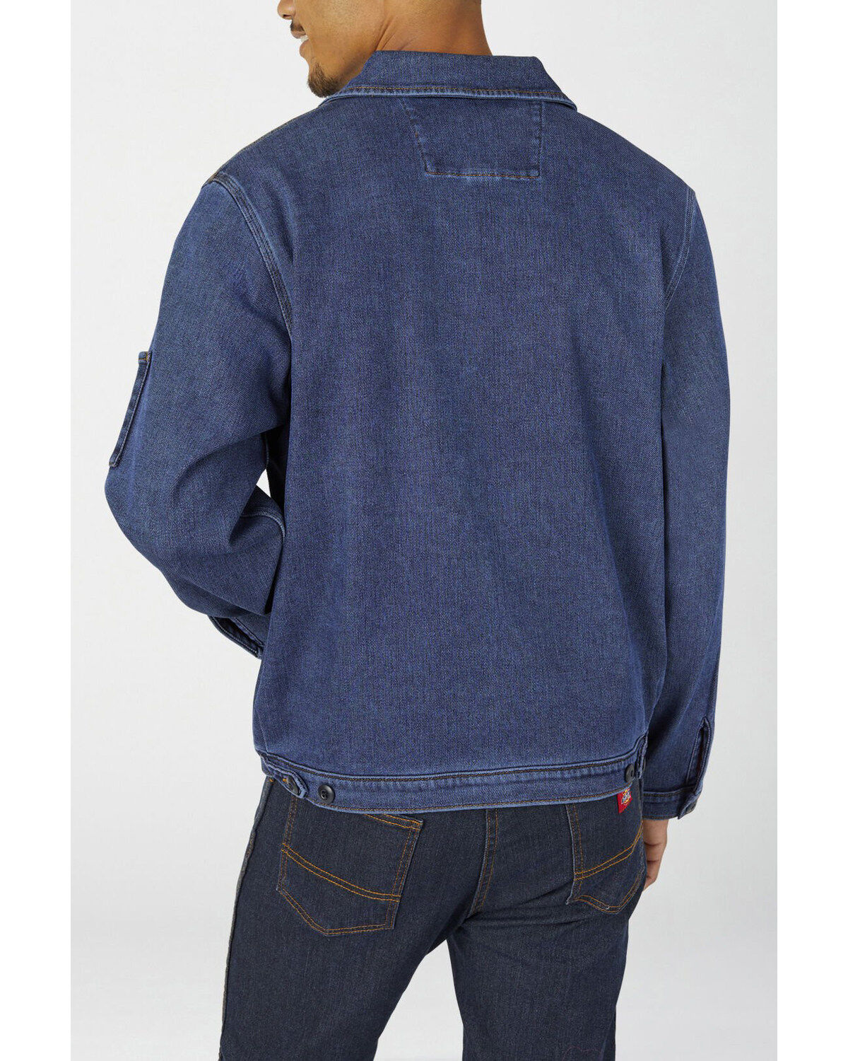Image #2 - Dickies Men's Stonewashed TEMP-IQ Denim Warming Eisenhower Work Jacket, , hi-res