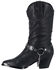 Image #3 - Dingo Women's Supple Pigskin Western Boots - Round Toe, Black, hi-res