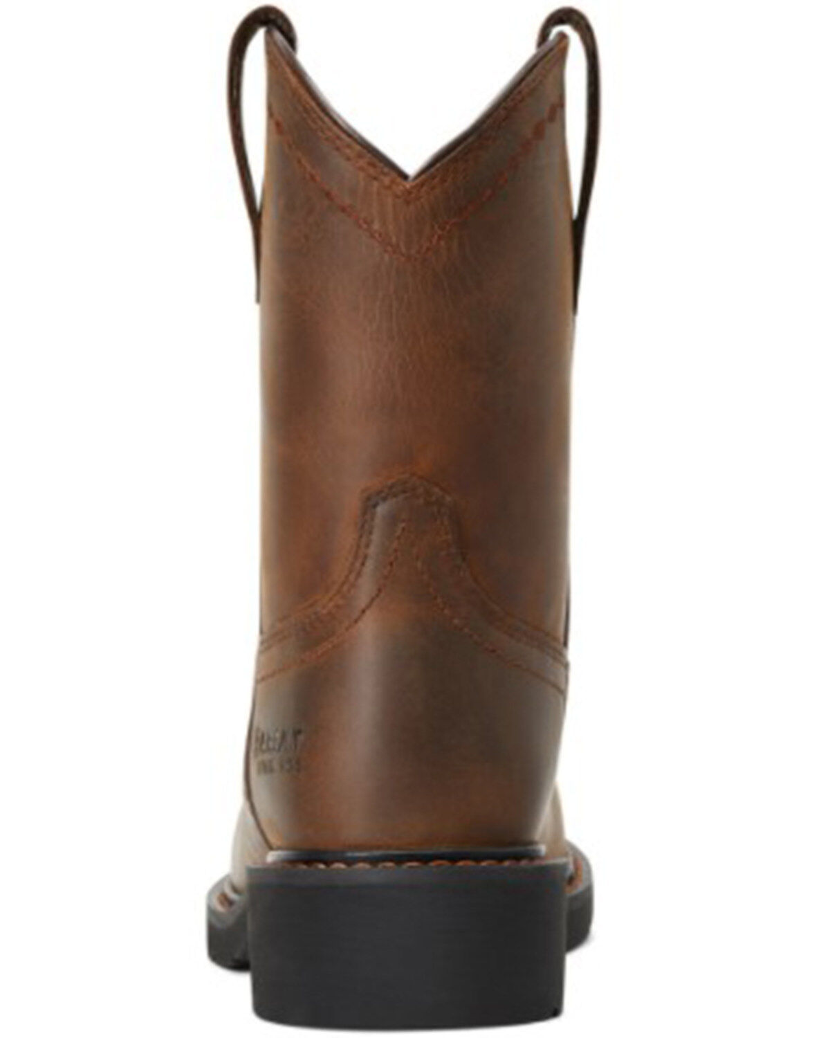 Image #3 - Ariat Women's Fatbaby Pull On Work Boots - Steel Toe, Brown, hi-res