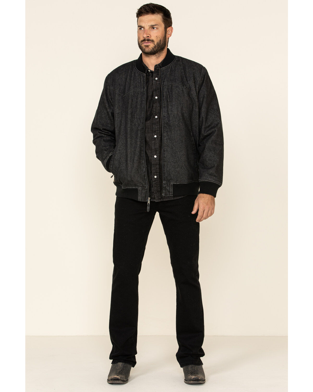 Image #2 - Moonshine Spirit Men's Steal Bomber Sherpa-Lined Jacket , , hi-res