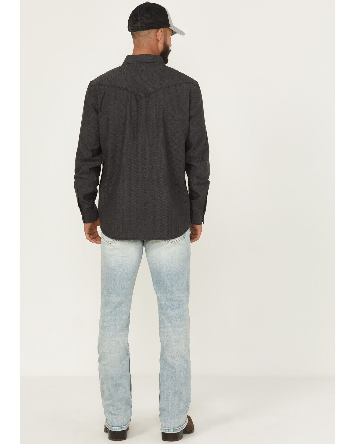 Image #3 - Moonshine Spirit Men's Gotham Wash Decker Slim Straight Stretch Denim Jeans, Light Wash, hi-res