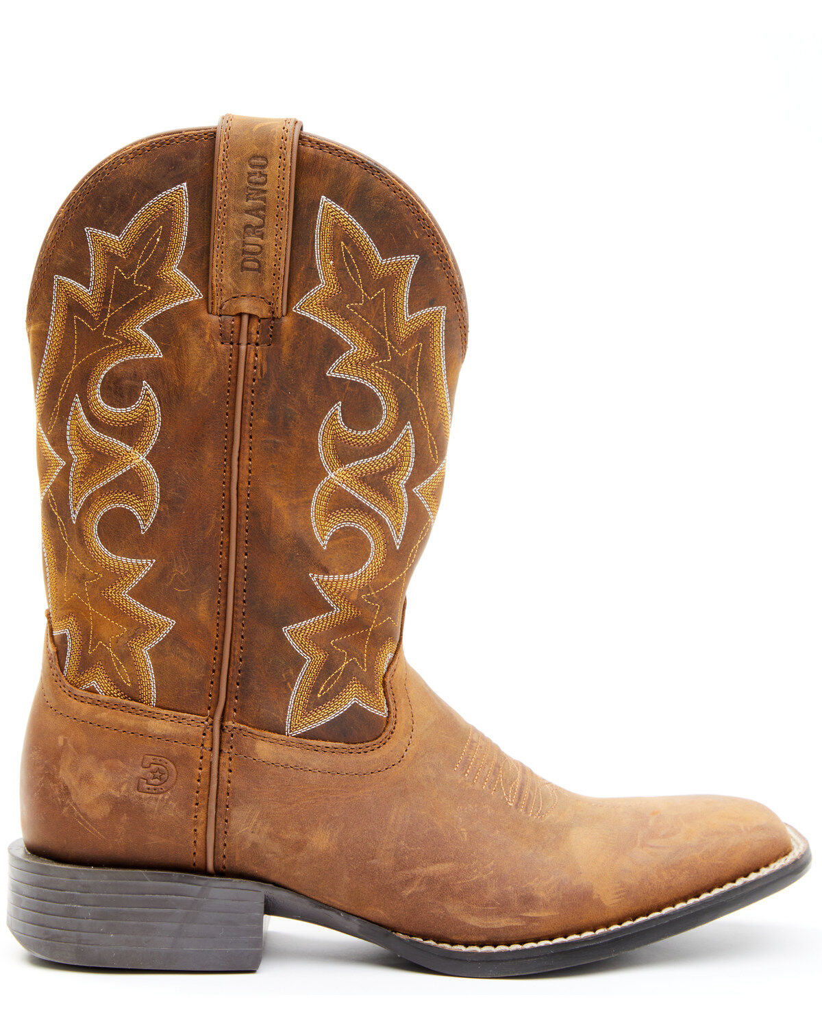 Image #2 - Durango Men's Boot Barn Exclusive Westward Western Performance Boots - Broad Square Toe, Brown, hi-res