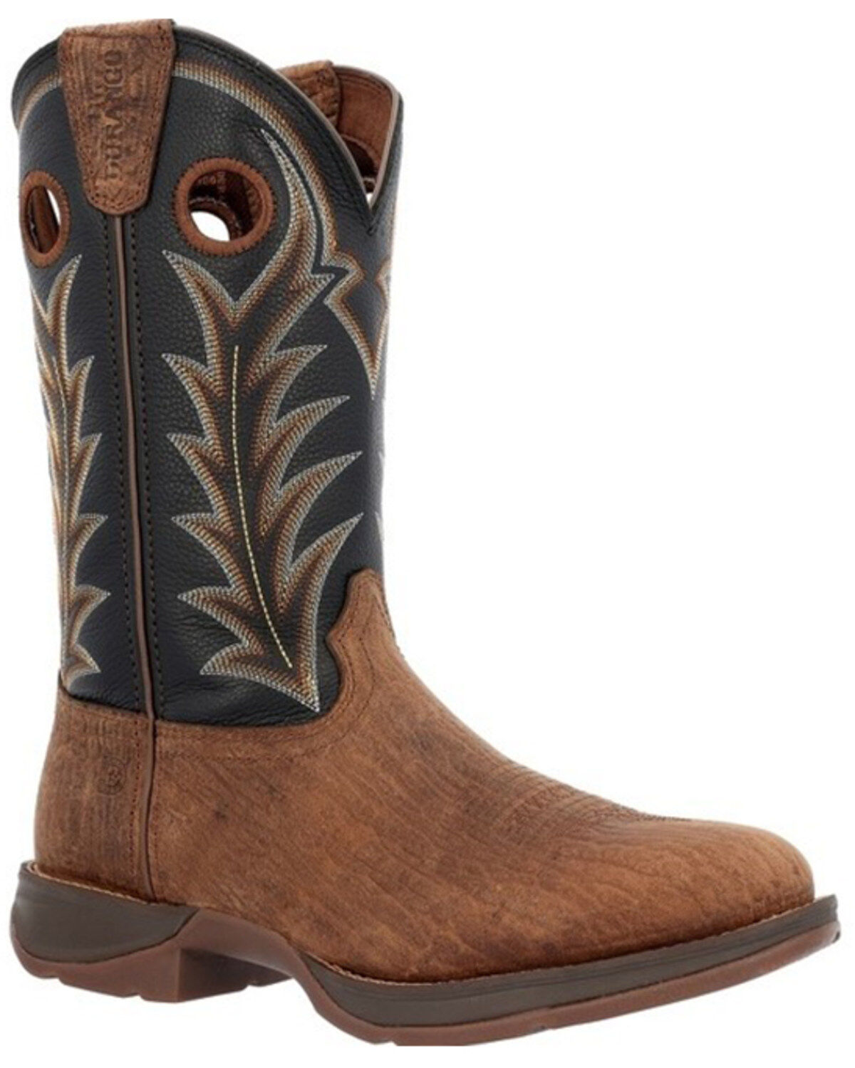 Image #1 - Durango Men's Rebel Performance Western Boots - Round Toe, Black, hi-res