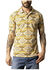 Image #1 - Kimes Ranch Men' Tulum Southwestern Print Short Sleeve Button-Down Polo Shirt, Gold, hi-res
