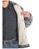 Image #4 - Rock & Roll Denim Men's Southwestern Print Berber Lined Shirt Jacket, Grey, hi-res