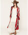 Image #1 - Tasha Polizzi Women's Coco Southwestern Print Knit Cardigan, Red, hi-res