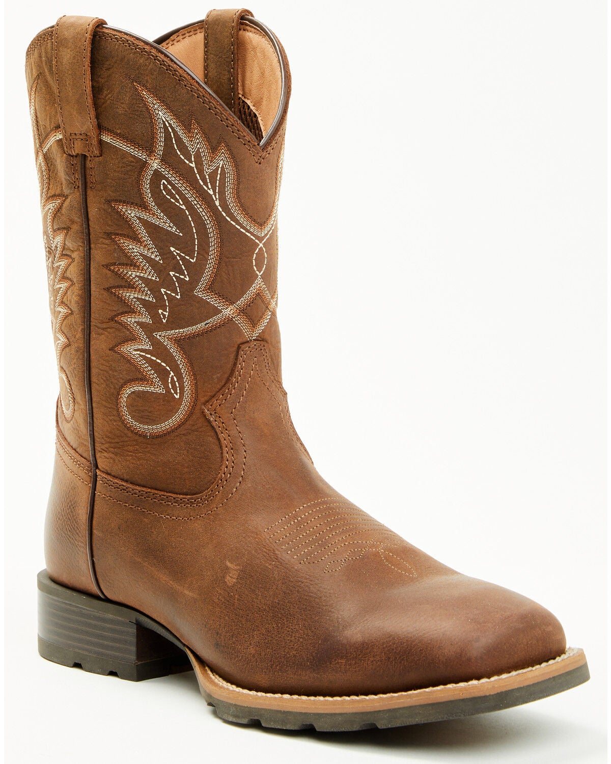 Cody James Men's Ranger Performance Western Boots - Broad Square Toe, Brown, hi-res