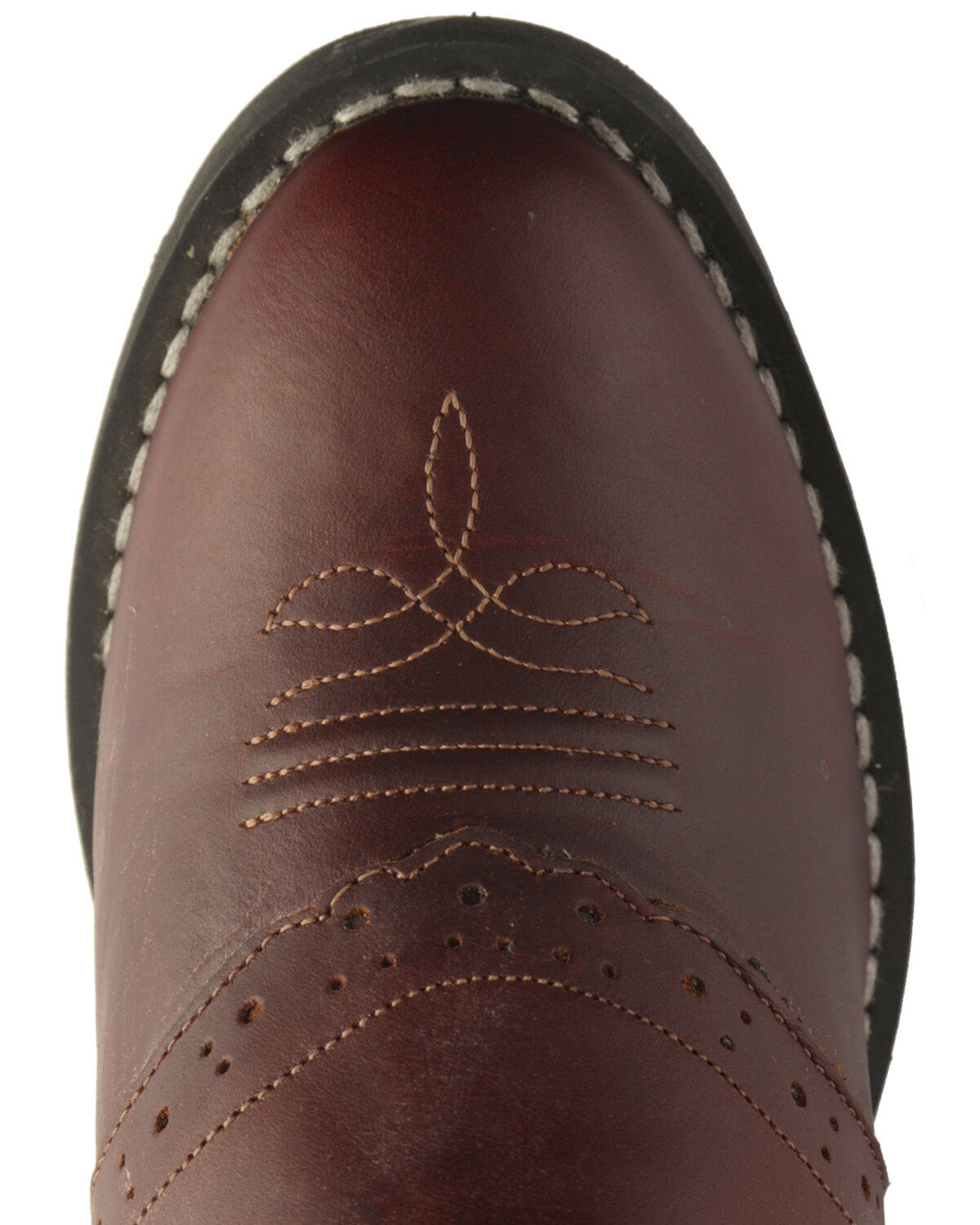 Image #6 - Old West Youth Boys' Saddle Vamp Cowboy Boots - Round Toe, , hi-res