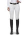 Image #2 - Ariat Women's Olympia Zip-Front Low Rise Knee Patch Breeches, White, hi-res