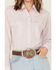 Image #4 - Cowboygirl by Jenna Paulette Women's Solid Long Sleeve Pearl Snap Western Shirt, Lavender, hi-res