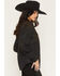 Image #2 - Idyllwind Women's Midnight Cowboy Coated Long Sleeve Snap Western Shirt, Black, hi-res