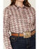 Image #3 - Ariat Women's Kirby Southwestern Print Long Sleeve Button-Down Stretch Western Shirt - Plus, Multi, hi-res