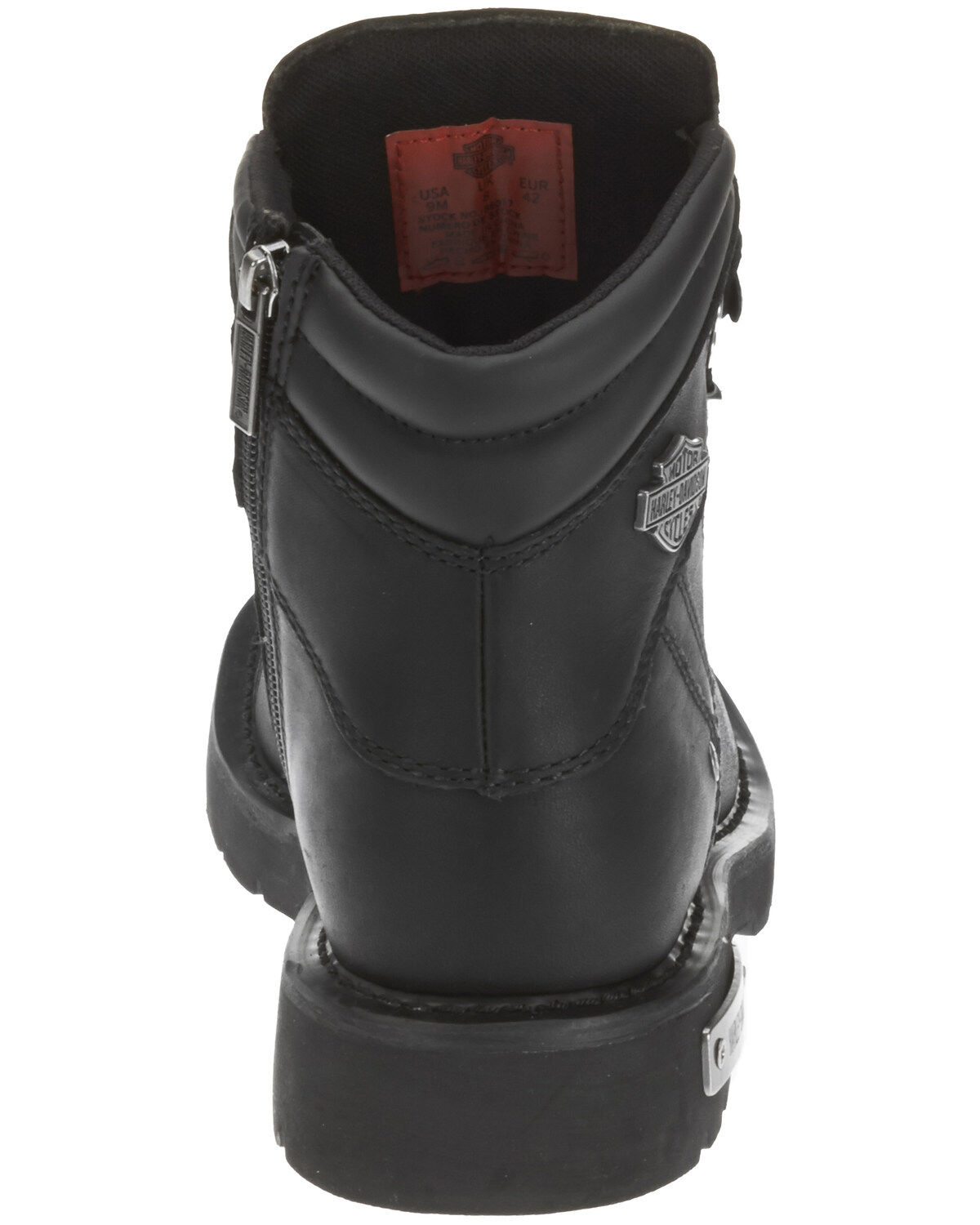 Image #4 - Harley Davidson Men's Electron Moto Boots - Round Toe, , hi-res