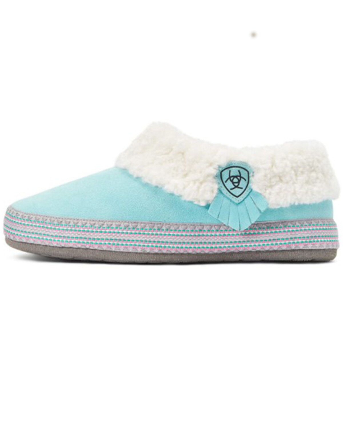 Image #2 - Ariat Women's Melody Slipper - Round Toe, Turquoise, hi-res