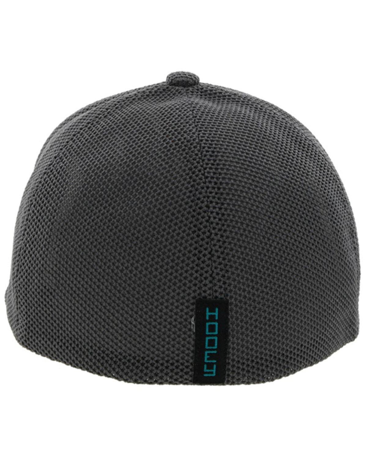 Image #2 - Hooey Men's Zeneith Logo Patch Flexfit Trucker Cap, Grey, hi-res