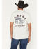Image #1 - Ariat Men's Straight Shooter Short Sleeve Graphic T-Shirt, Oatmeal, hi-res