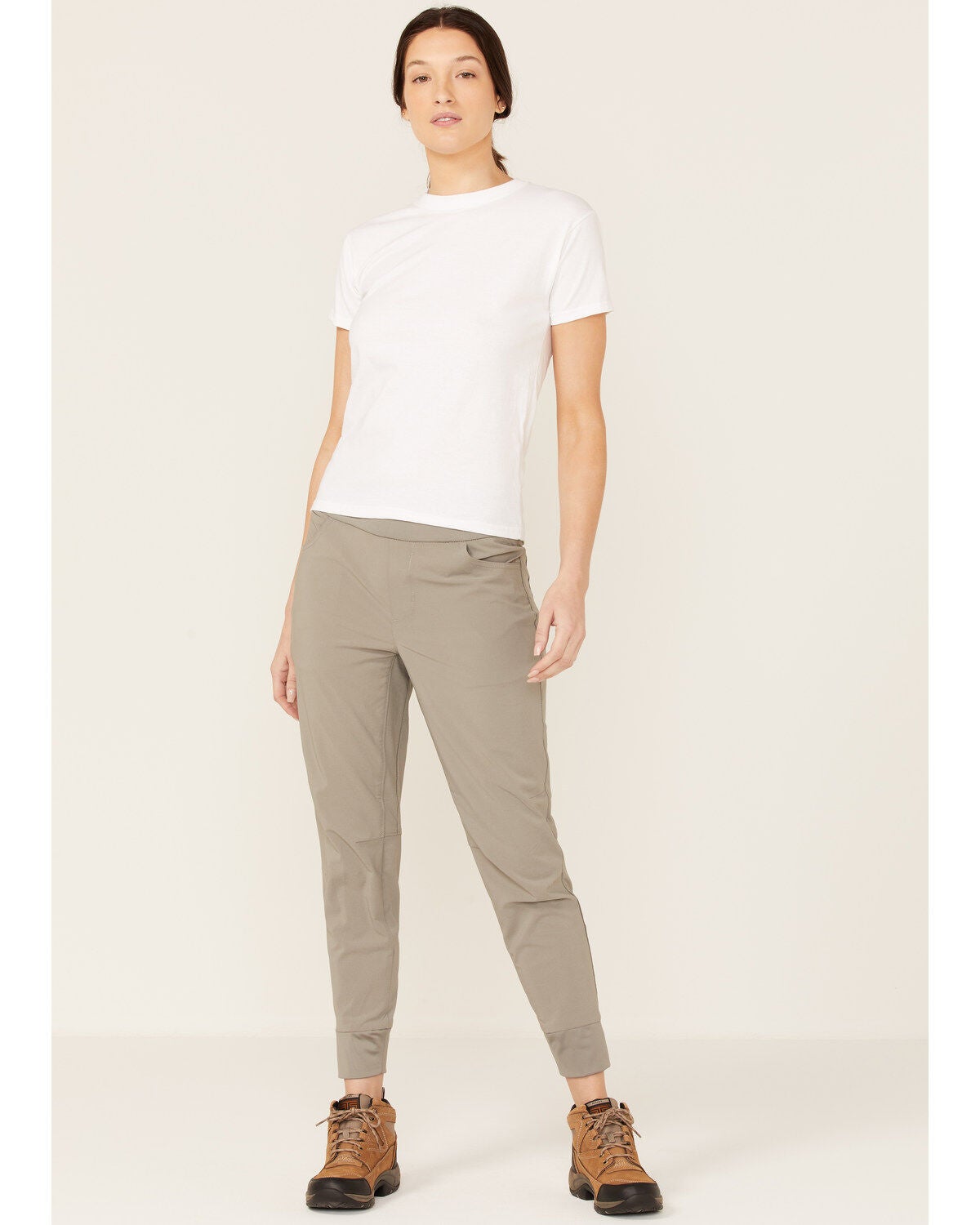 Wrangler Women's Mist Trail Joggers, Light Grey, hi-res