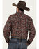 Image #4 - Cinch Men's Paisley Print Long Sleeve Button-Down Western Shirt, Black, hi-res