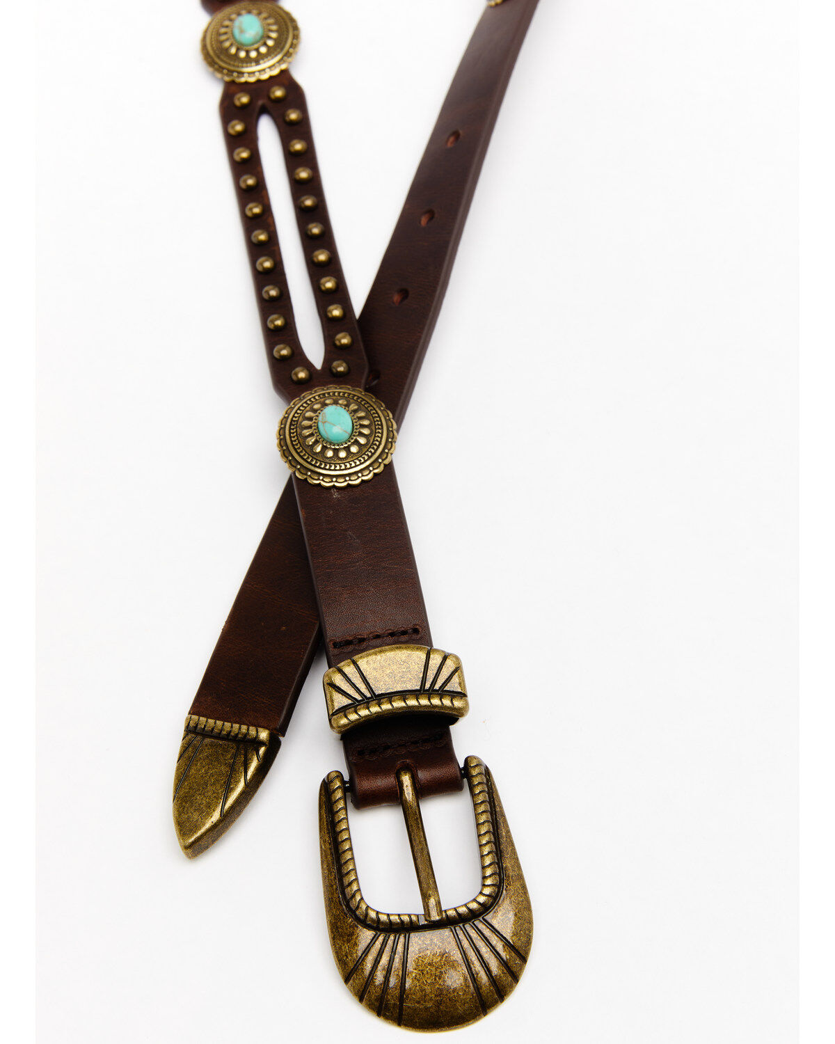 Image #2 - Idyllwind Women's Stay In The Loop Turquoise Belt, , hi-res