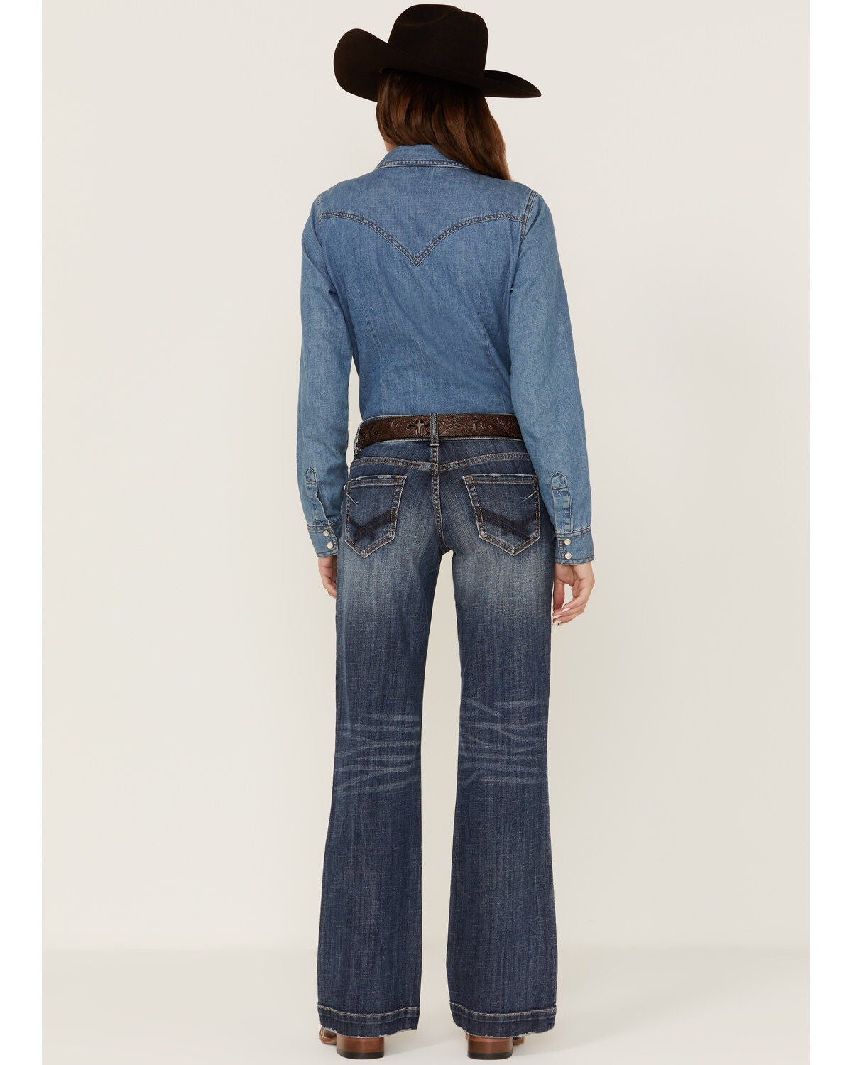 Image #3 - Stetson Women's 214 Decorative Trousers, , hi-res