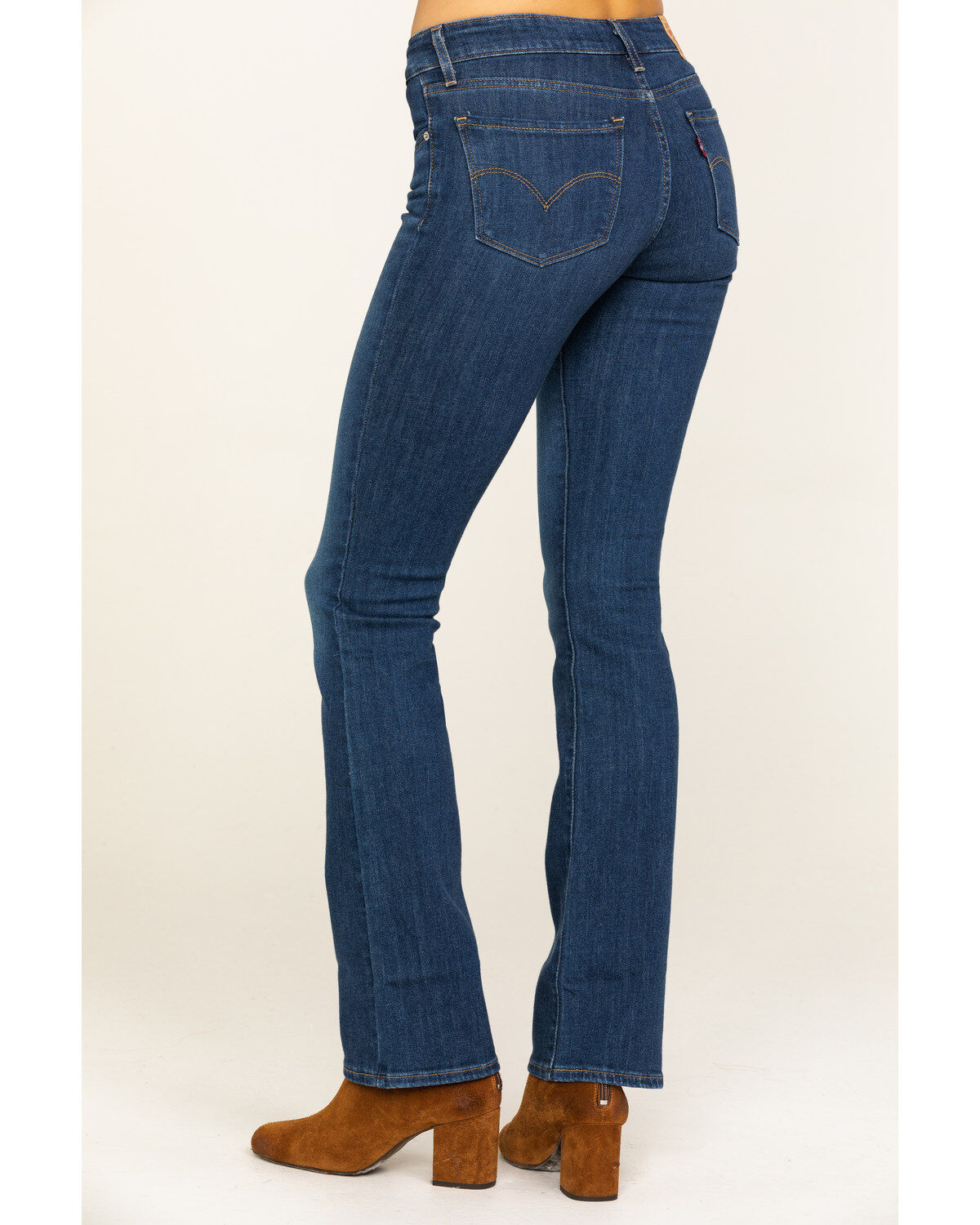 levis black bootcut jeans women's