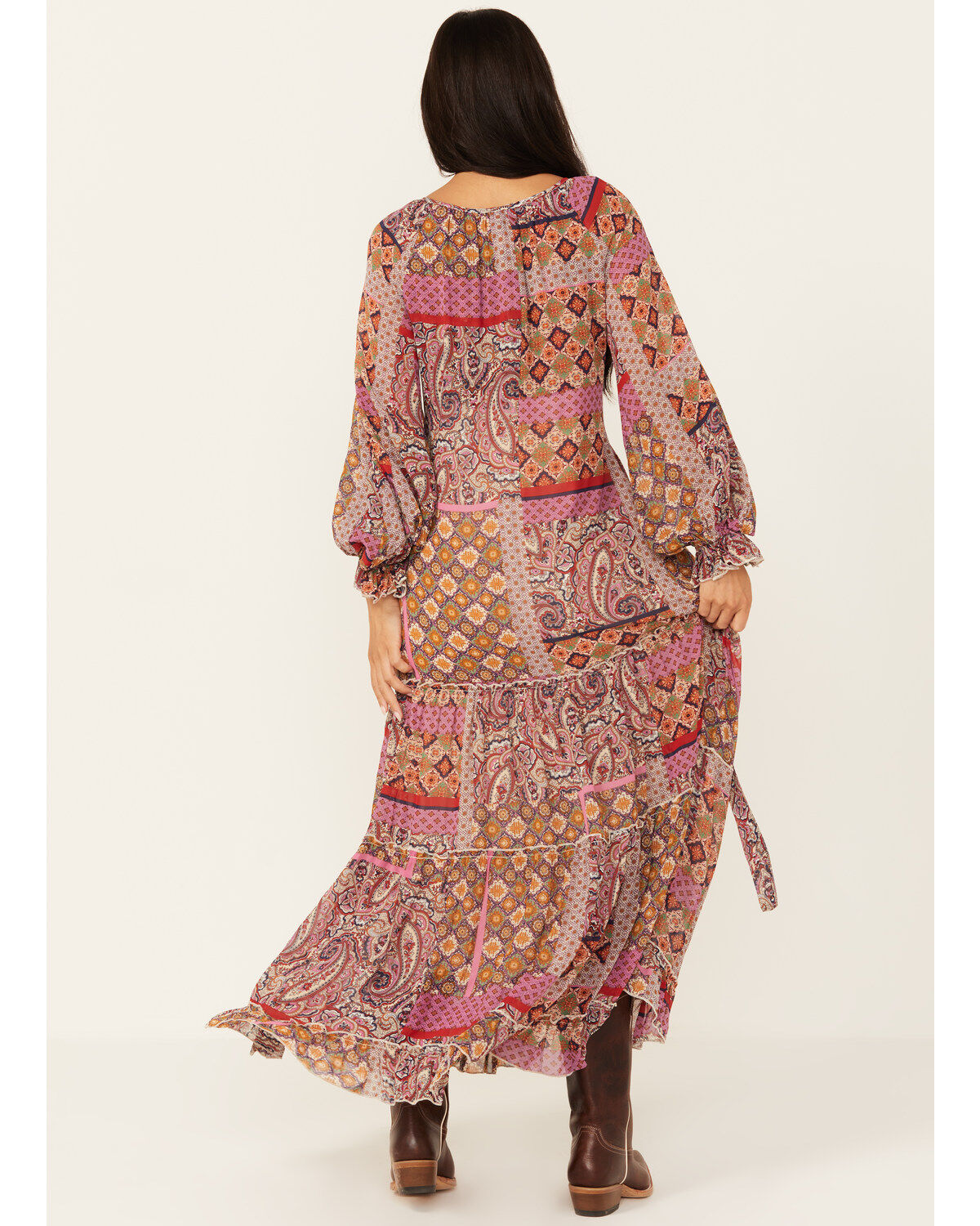 Image #4 - Molly Bracken Women's Livia Floral Maxi Dress, , hi-res