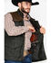 Image #3 - Outback Trading Co. Men's Brant Oil Dual Entry Vest, Olive, hi-res