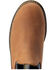Ariat Women's Rebar Wedge Chelsea H20 Pull On Work Boots - Composite Toe , Brown, hi-res