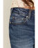 Image #4 - Shyanne Girls' Westend Medium Wash Horse Pocket Bootcut Stretch Denim Jeans, Medium Wash, hi-res