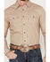 Cody James Men's Wooly Mammoth Western Long Sleeve Shirt, Tan, hi-res