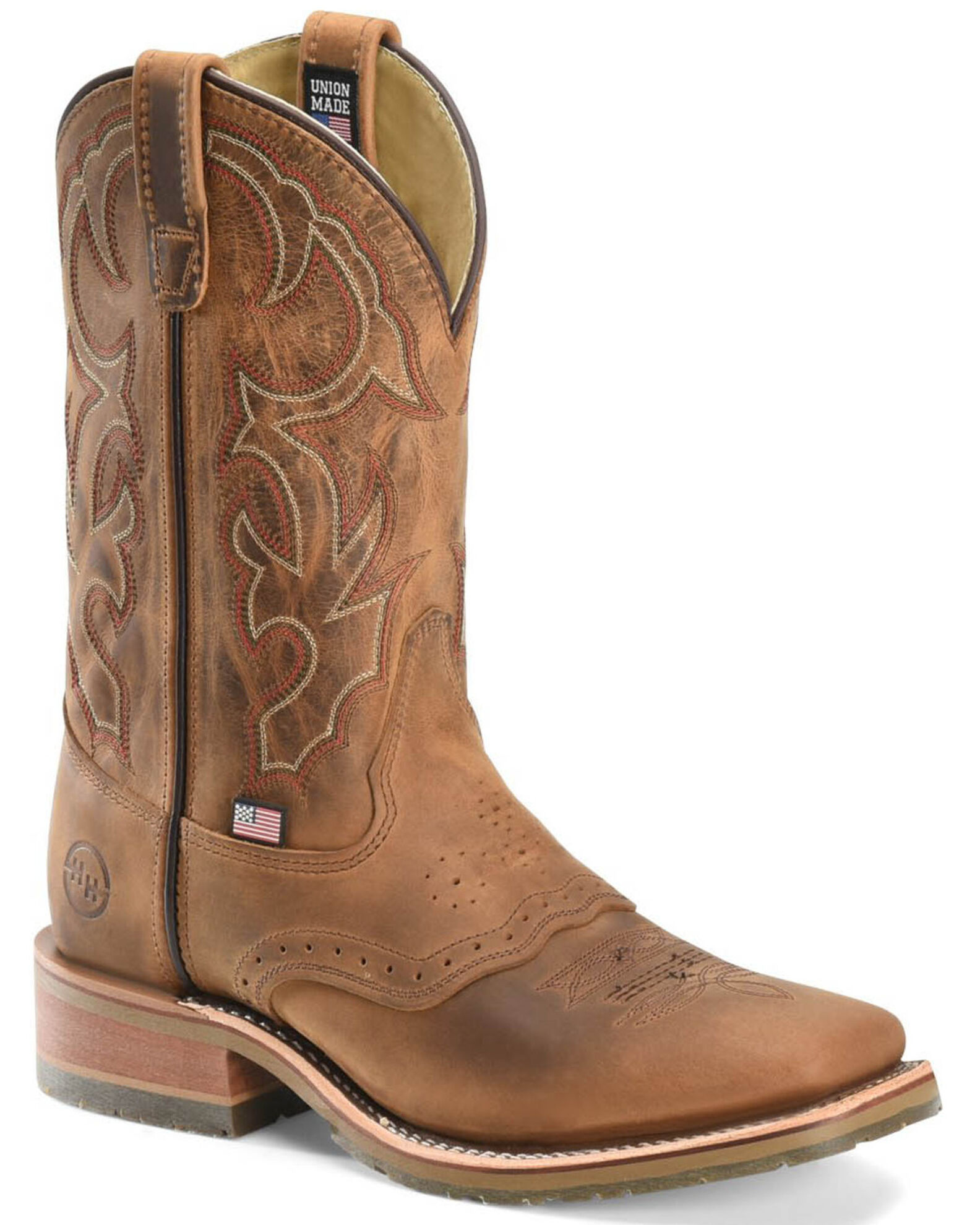Double H Men s I.C.E. Saddle Vamp Western Work Boots Broad Square Toe Boot Barn