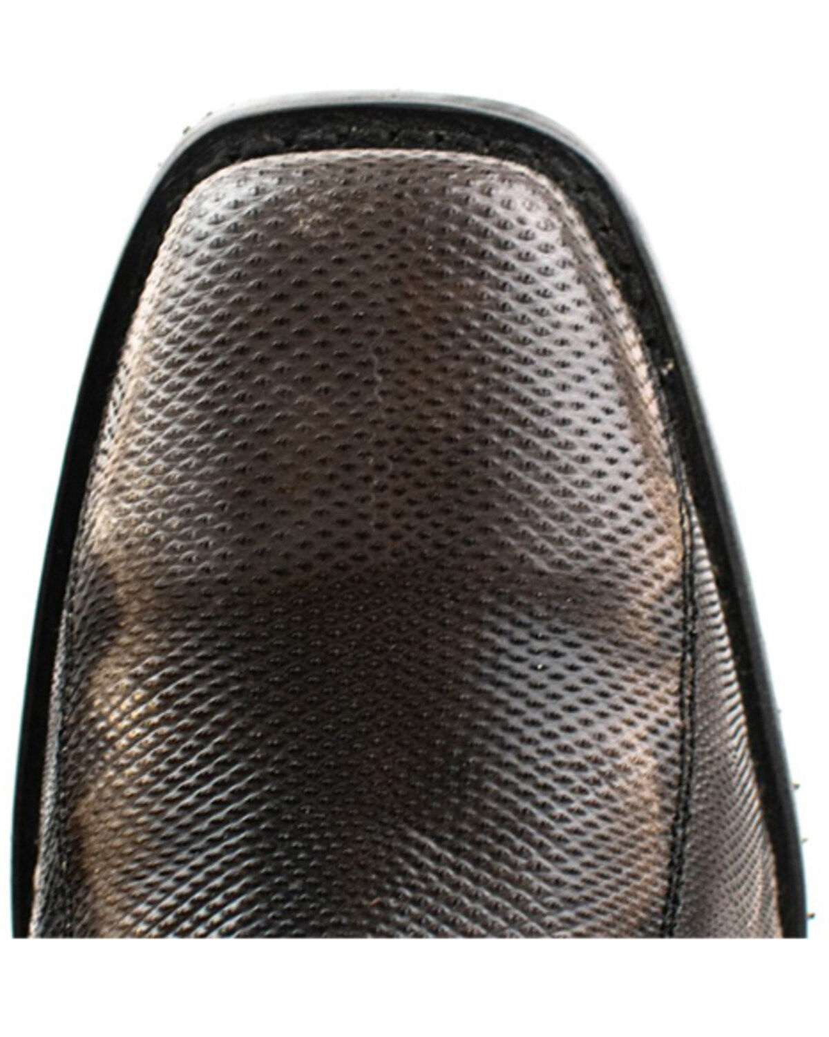 Image #6 - Dan Post Men's Karung Snake Exotic Western Boots - Square Toe, Black, hi-res